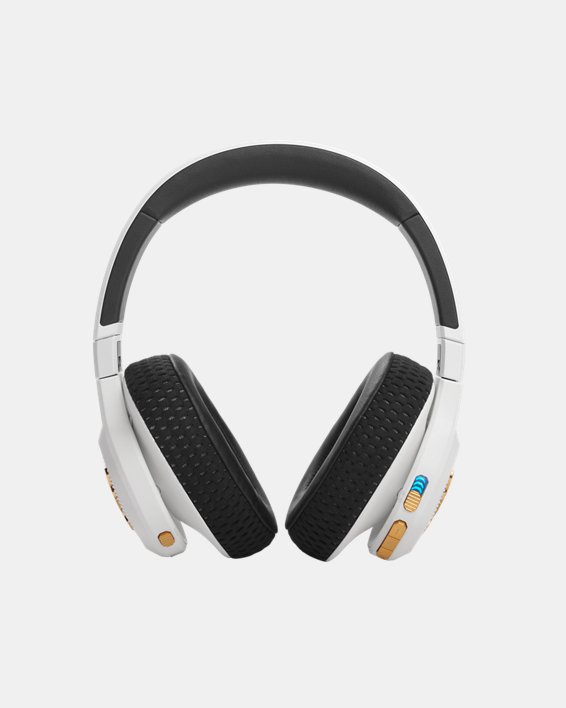 Project Rock Over-Ear Training Headphones, White, pdpMainDesktop image number 4